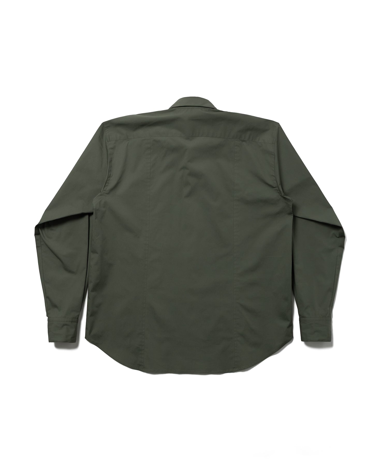 Hidden contrast placket shirt