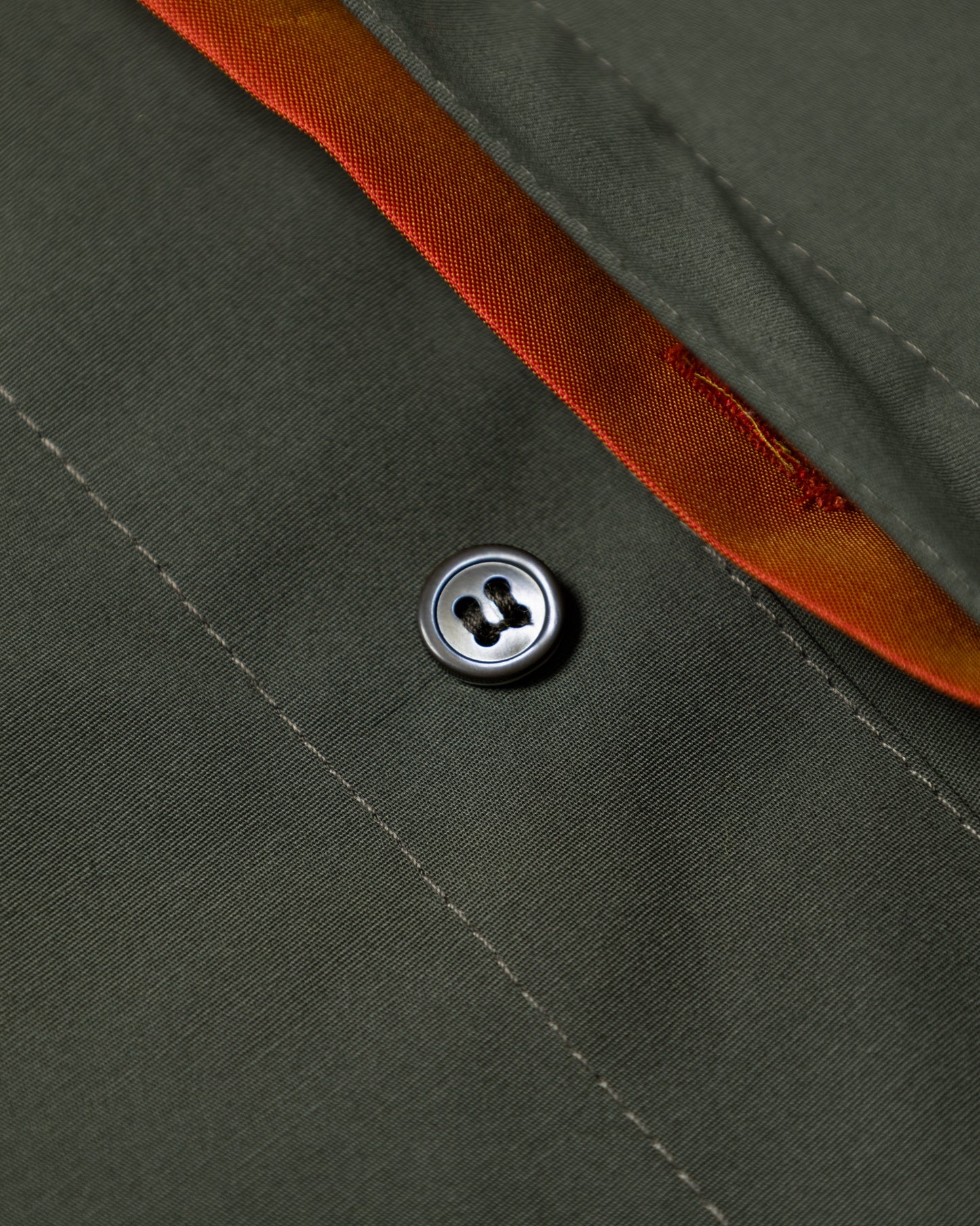 Hidden contrast placket shirt