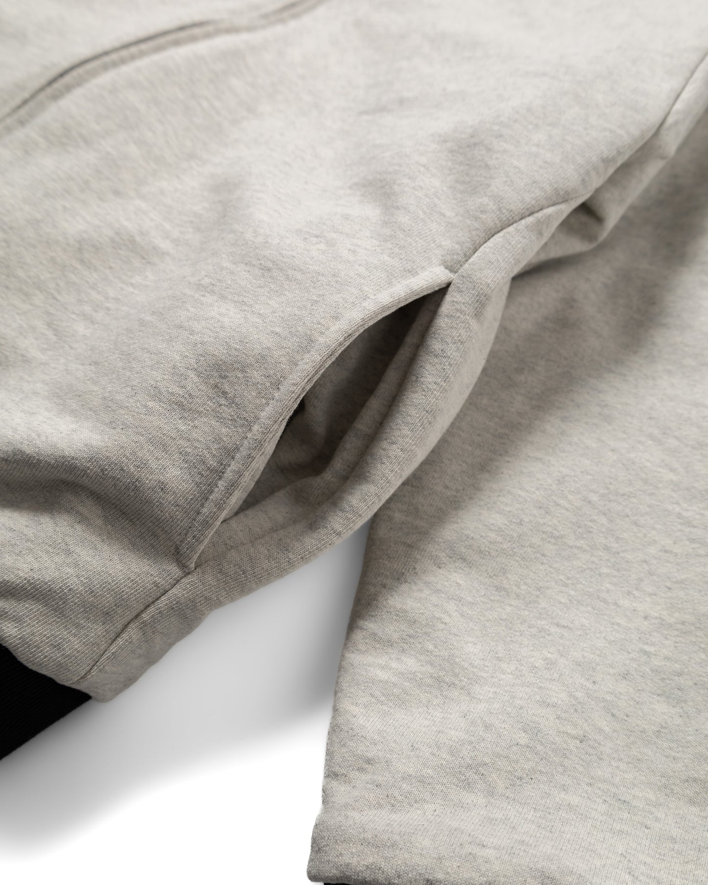 Heavyweight reversible hoodie
